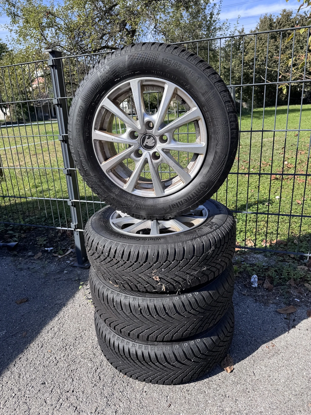 Winterreifen 165 65 15 Zoll* Winterräder* Kompletträder* Skoda* VW* Seat* Audi 
