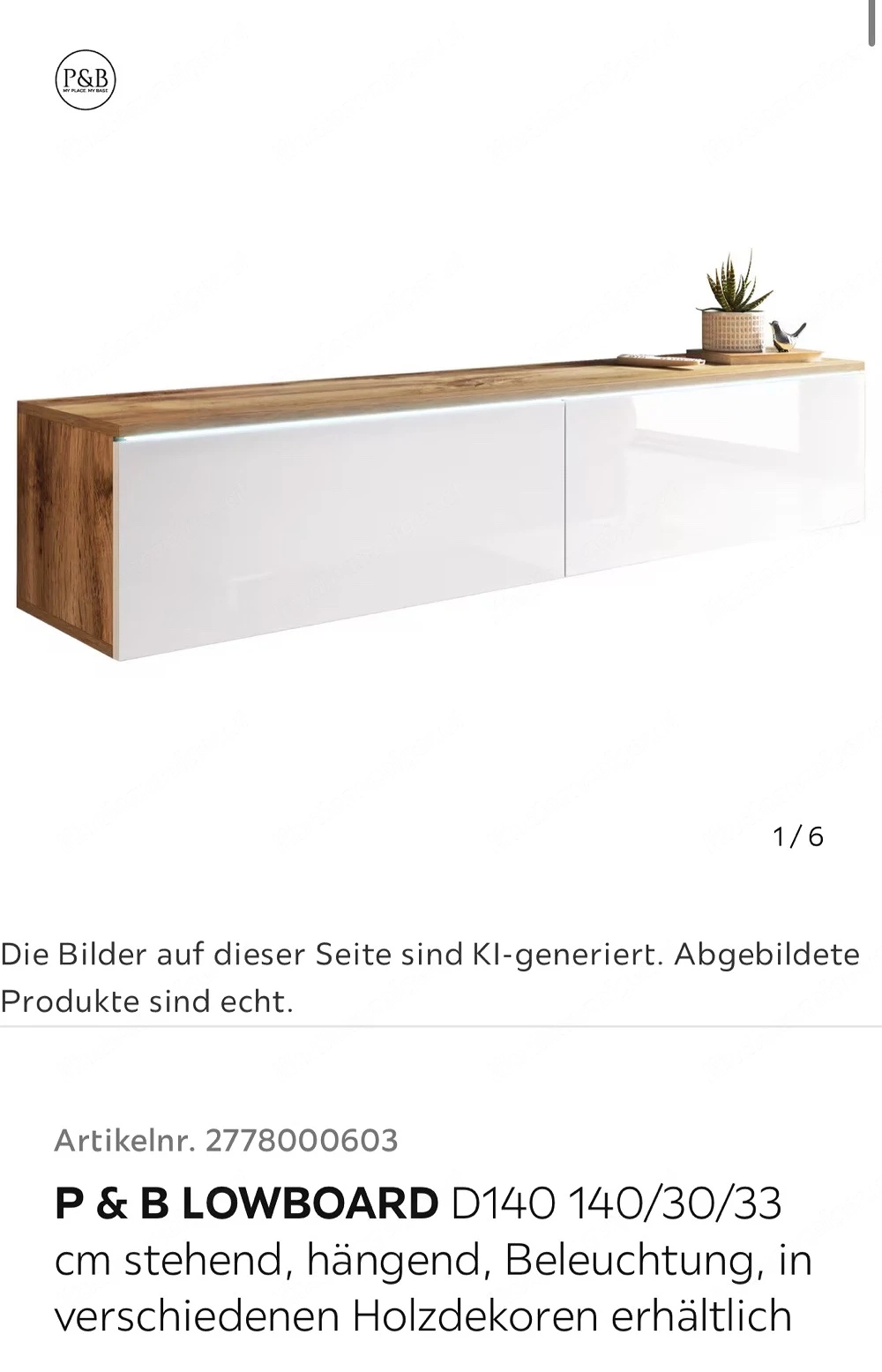 Lowboard Neu