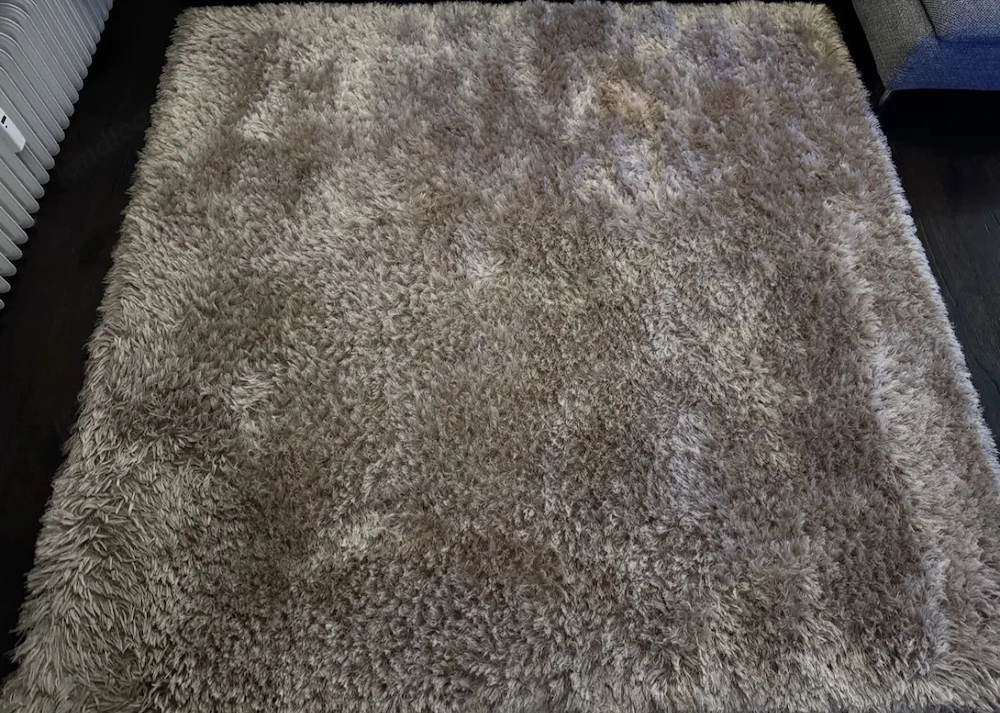 Hochflorteppich von benuta "LEA" 200x200 cm   beige