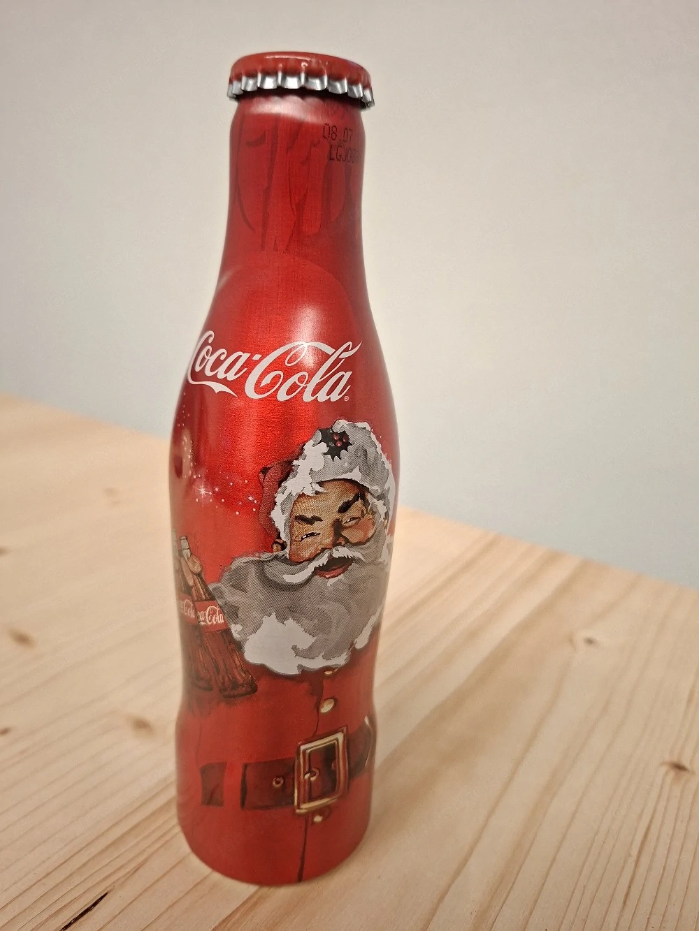 Coca-Cola Aluminium-Sammlerflasche 2012 - ungeöffnet