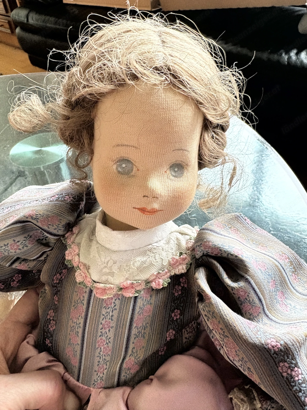 gut erhaltenen Glorex Puppe