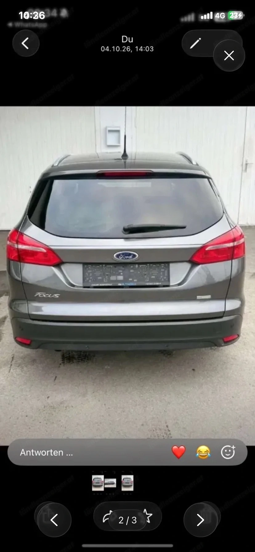 Ford Focus 1.0 EcoBoost Titanium   2016   Neues Pickerl bis 11 2027