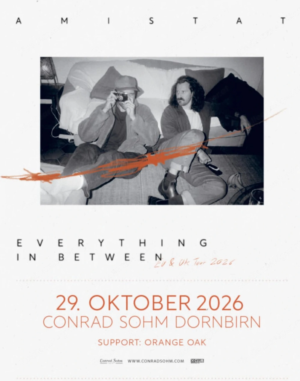 2 Tickets, AMISTAT 29.10.2026 - Conrad Sohm
