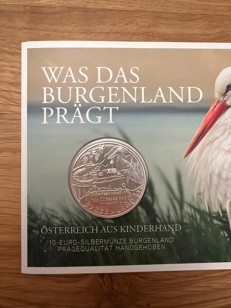 Münze Österreich "Was das Burgenland prägt"