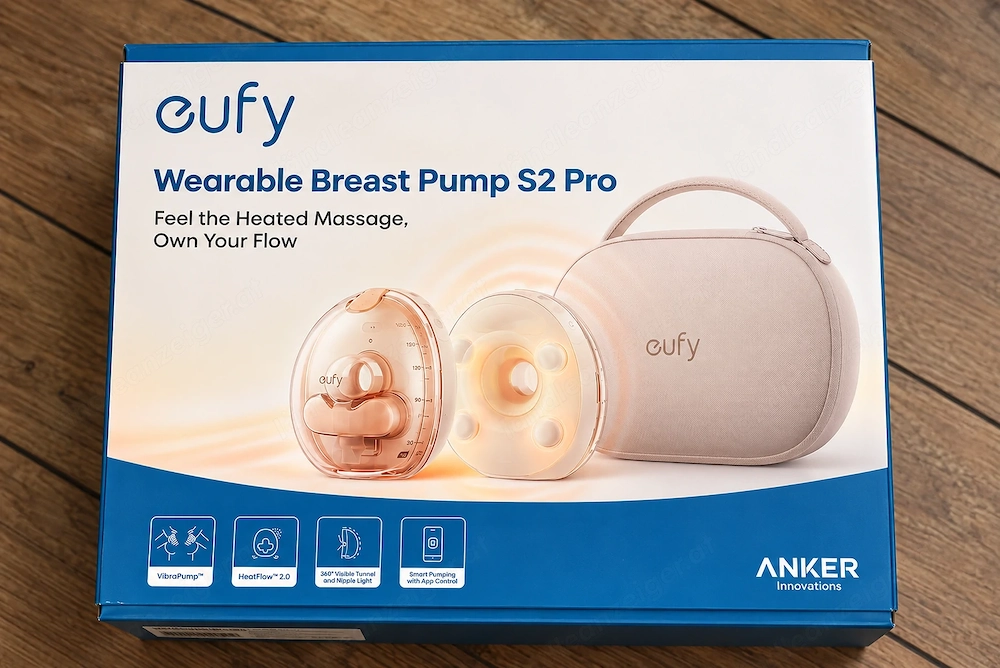 NEUE tragbare elektr Milchpumpe S2 Pro von ANKER eufy