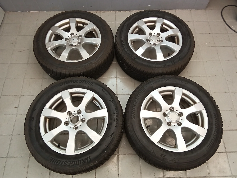 4x 215 60 R16 Bridgestone Winterräder VW, Audi, Skoda, Seat