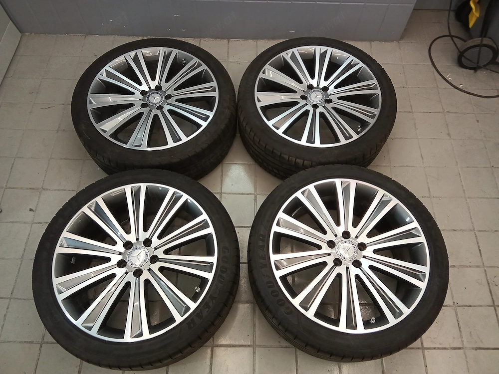 4x Mercedes Benz S-Klasse Sommerräder 275 35 20 & 245 40 R20 GoodYear