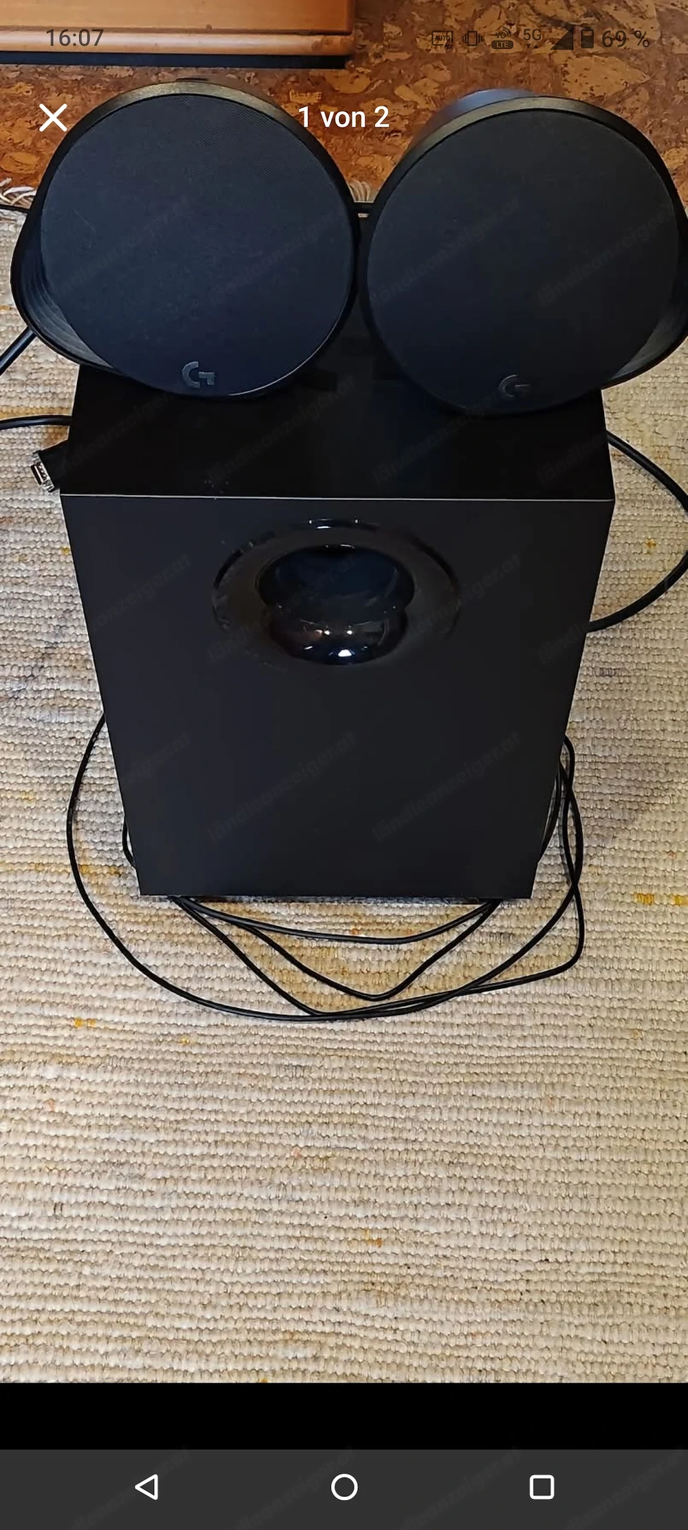 Logitech g560 gaming sorraund sound system für Pc 