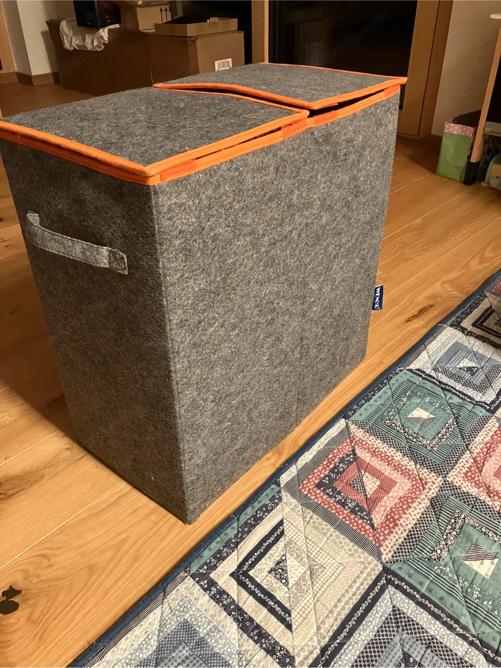 Wäschebox mit 2 Kammern