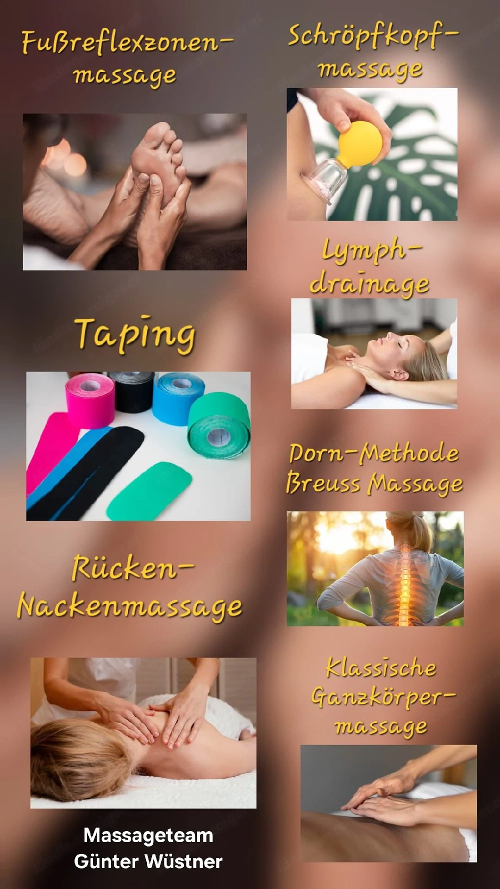 Aus- & Weiterbildung: Professionelle Massageseminare (7 Kurse zur Auswahl)