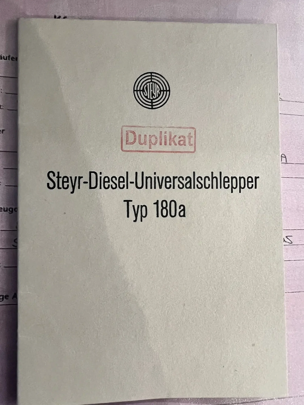 Steyr 180a (!mit Blockriss!)