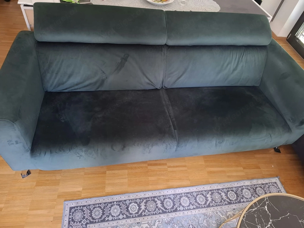 Sofa dunkelgrün