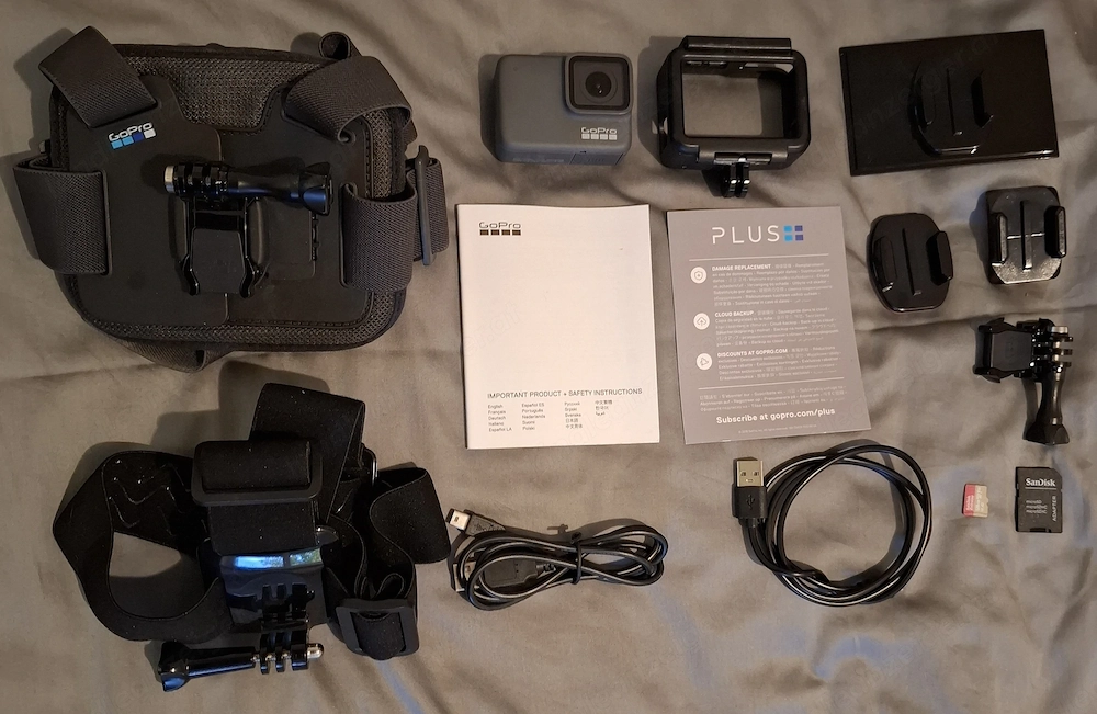 GoPro Hero 7 inklusive umfangreichem Zubehör