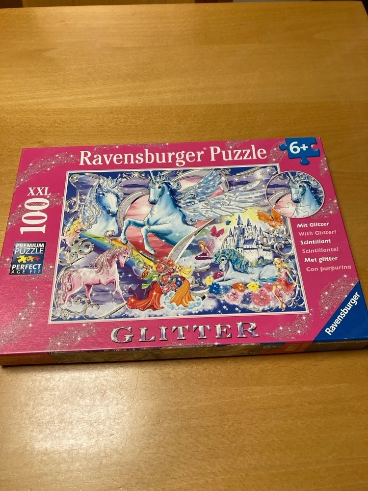 Glitter Einhorn Puzzle Ravensburger