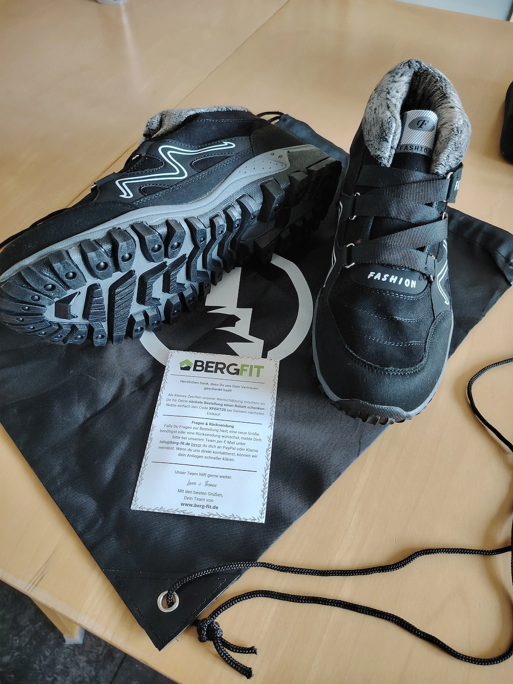 Winterschuh , 46-47 , Knöchelhoch , warm gefüttert , ungetragen