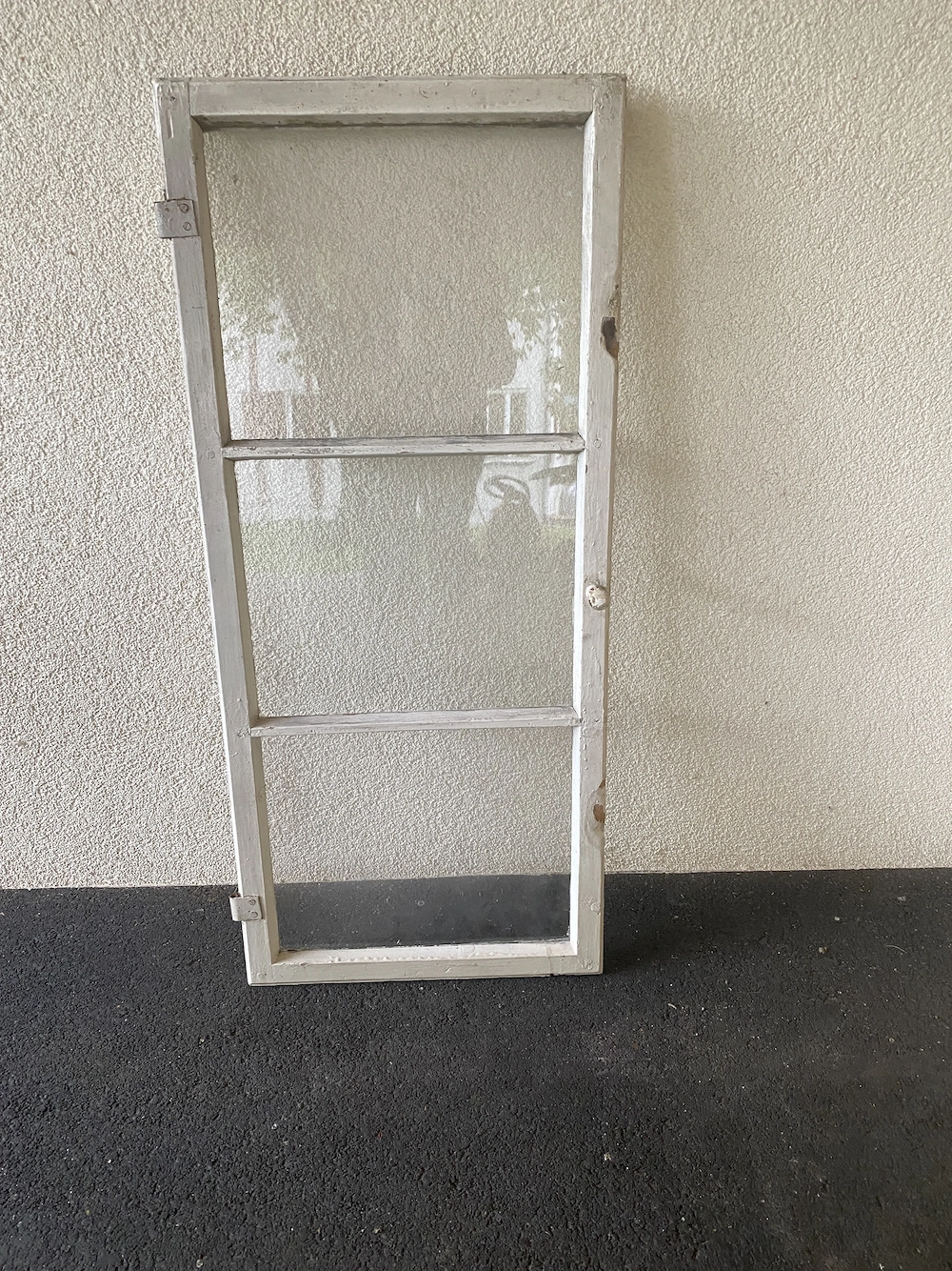Fenster alt mit Glasscheibe