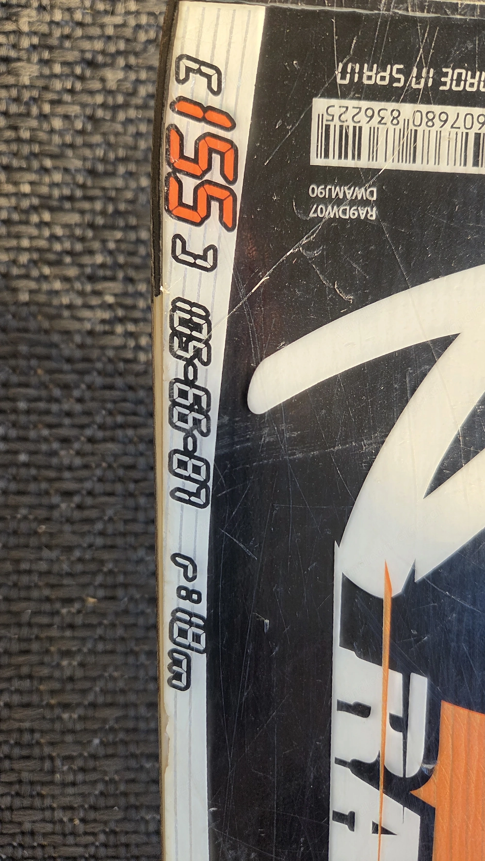 Rossignol Ski gebraucht, guter Zustand Länge= 155cm Radius= 18m