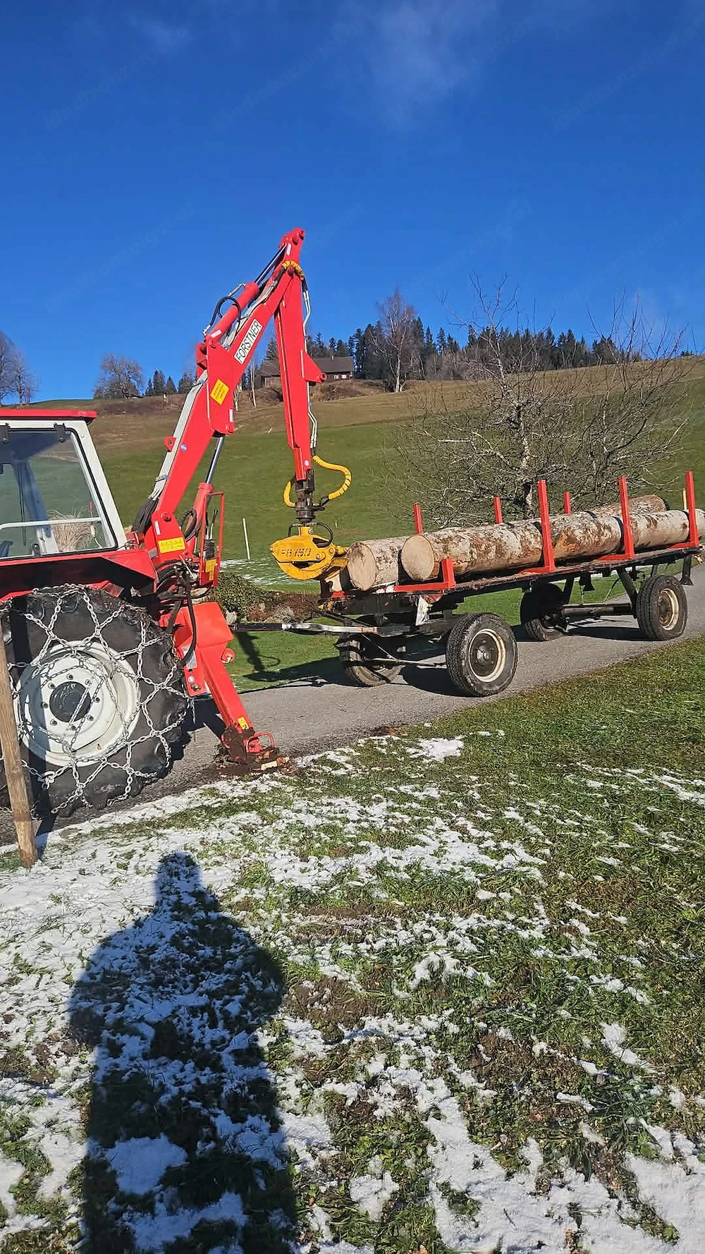 Kran mit Hänger