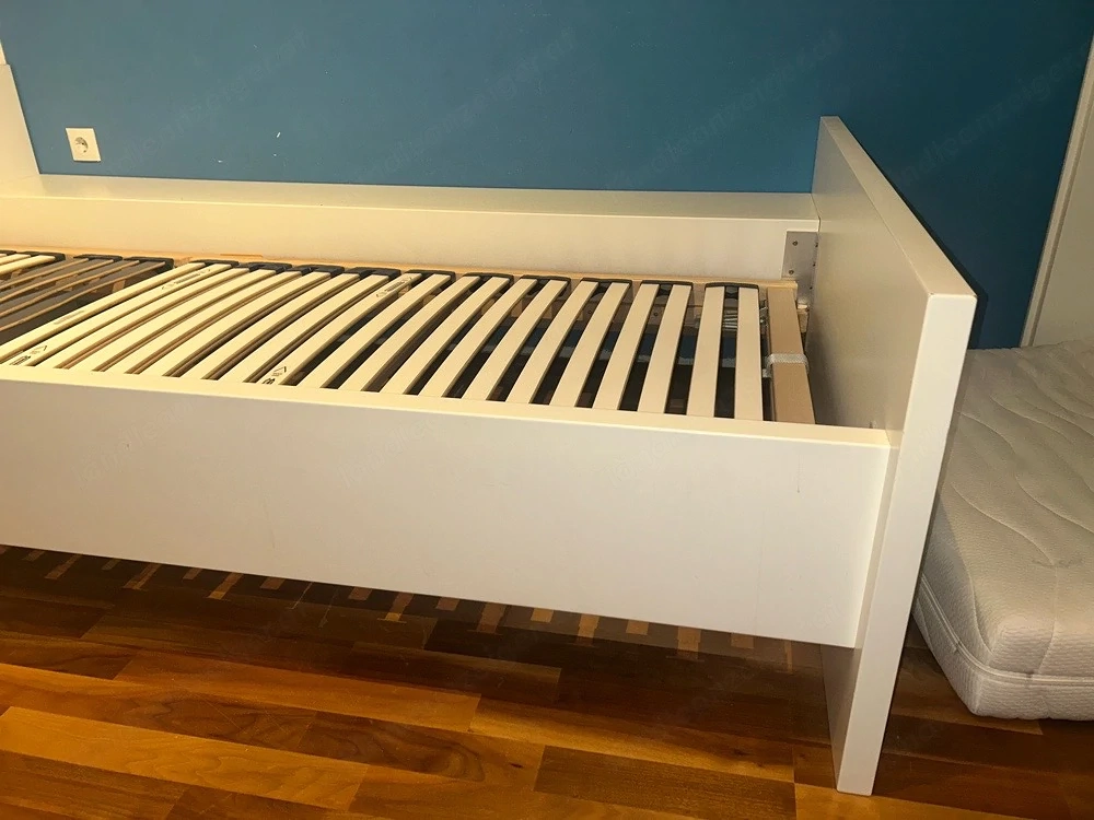 weisses bett 90x200 zu verschenken