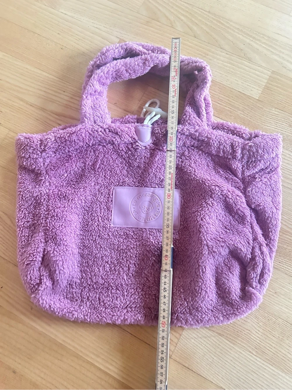 Teddytasche Plüschstoff pink 