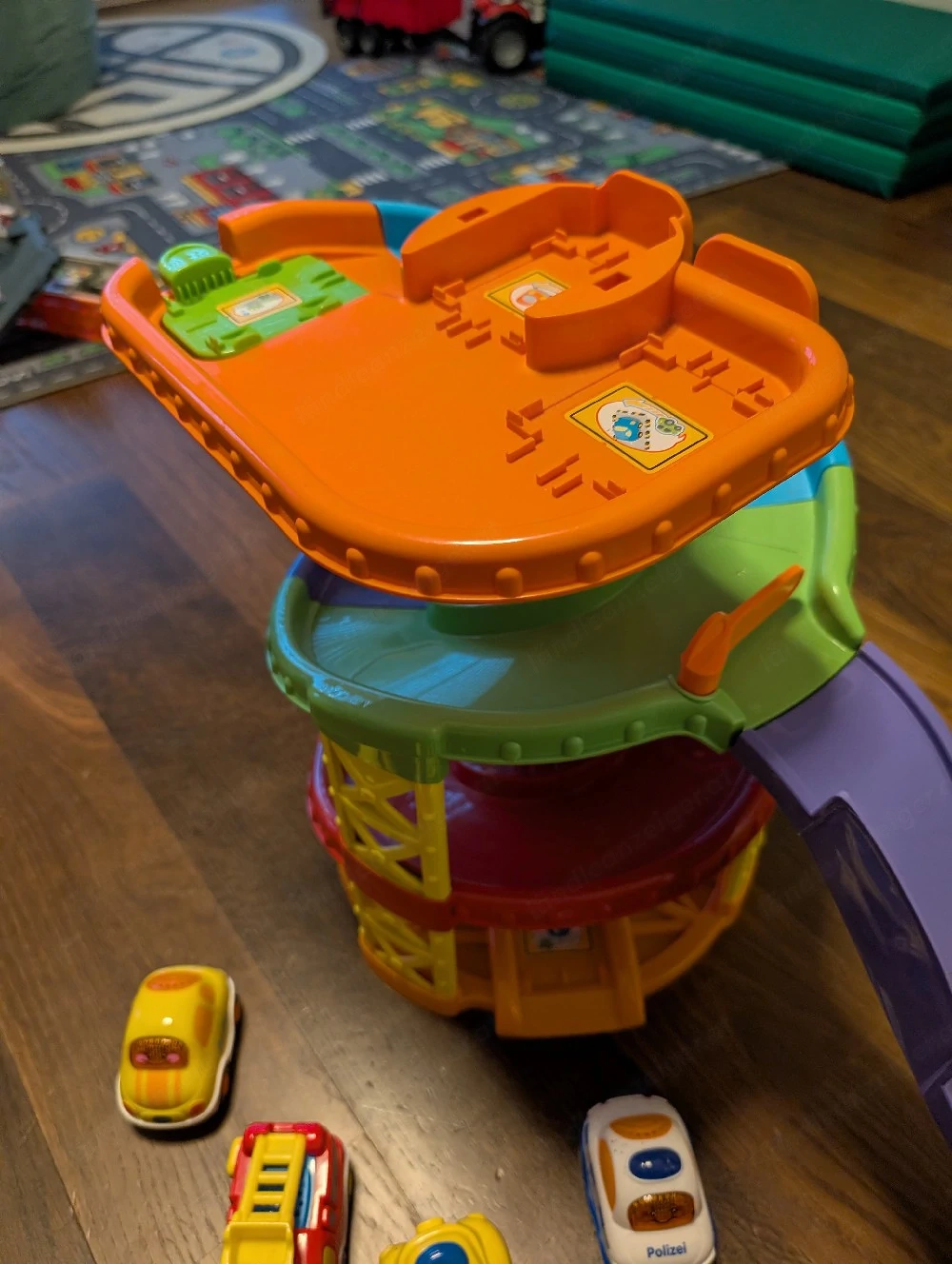 VTech Tut Tut Baby Flitzer Parkhaus mit Rampe und 4 Fahrzeugen