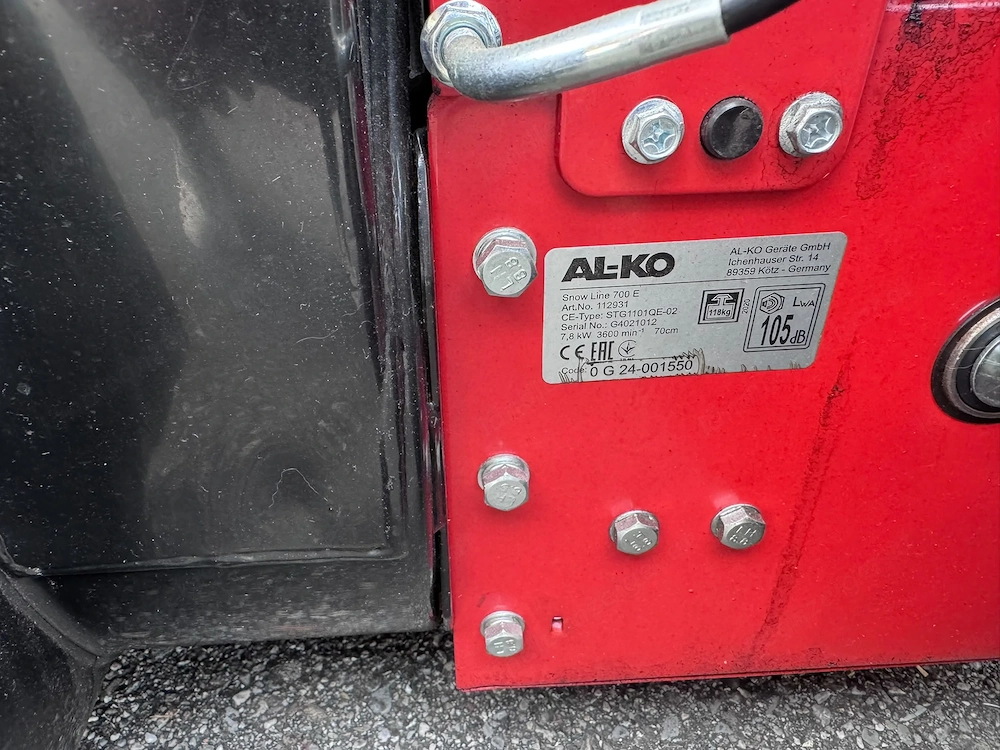 AL-KO Snowline 700 E Schneefräse