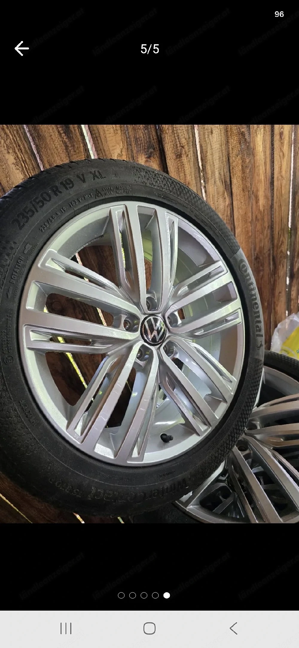 Tiguan   Alufelgen  Continental 