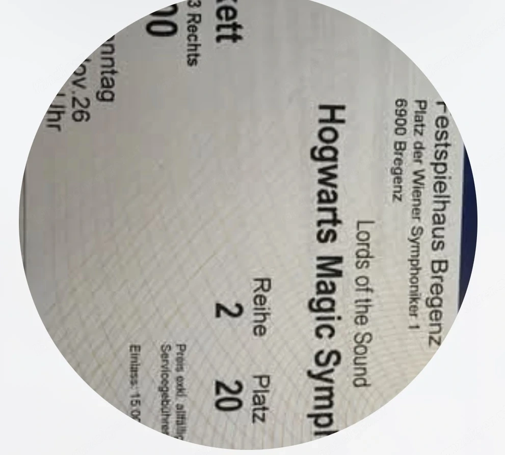 Hogwarts- Lord of Sounds - Harry Potter Konzerttickets