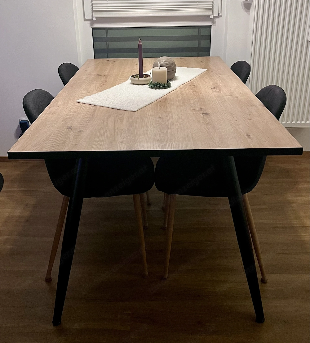 Esstisch Holzoptik