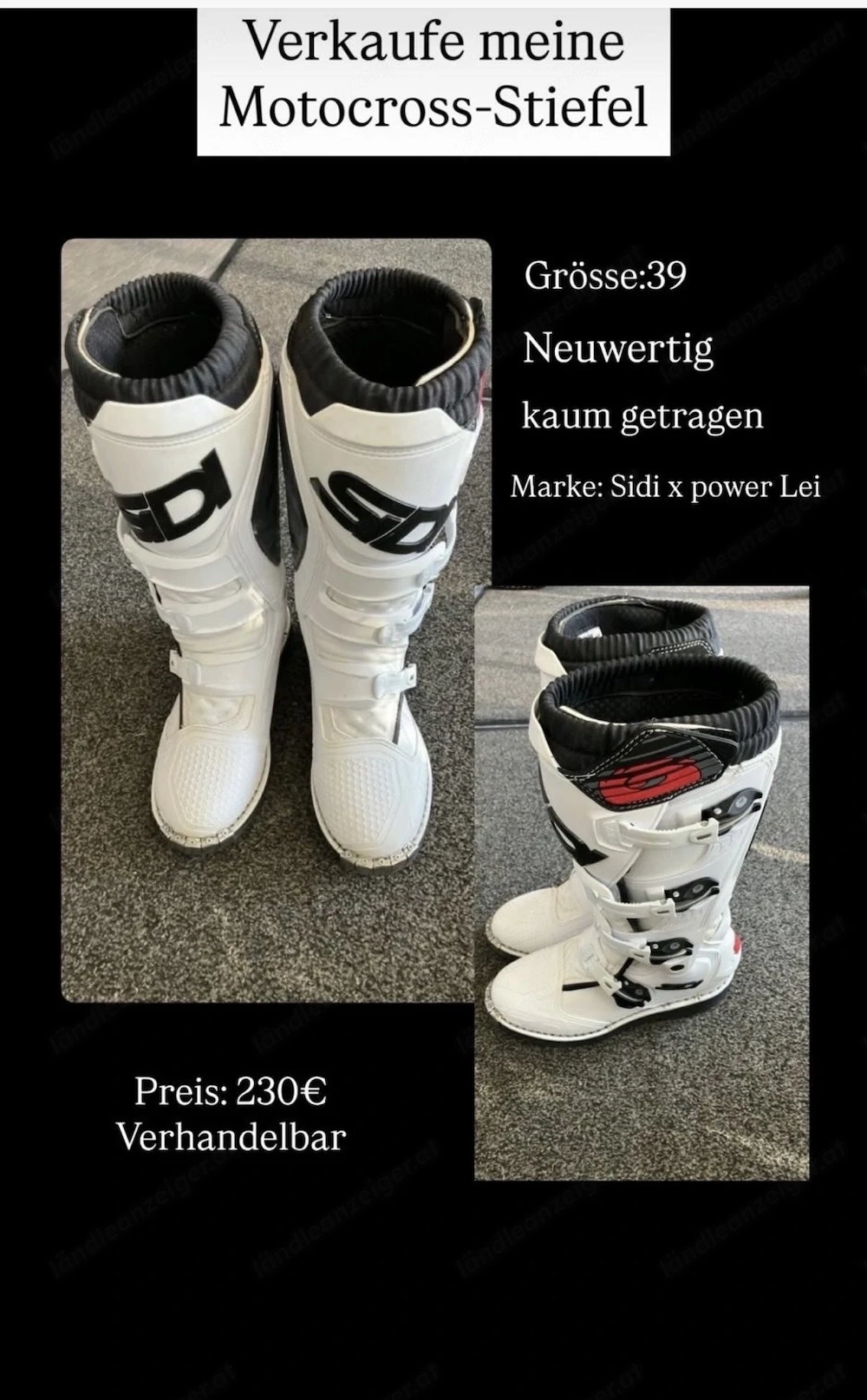Motocross-Stiefel Damen