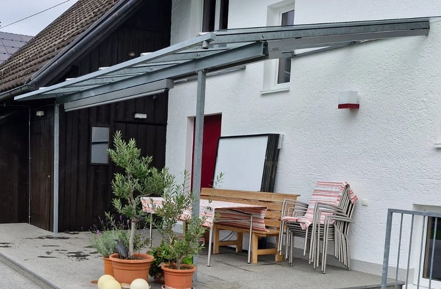 Glasdach, Terrassenüberdachung, 
