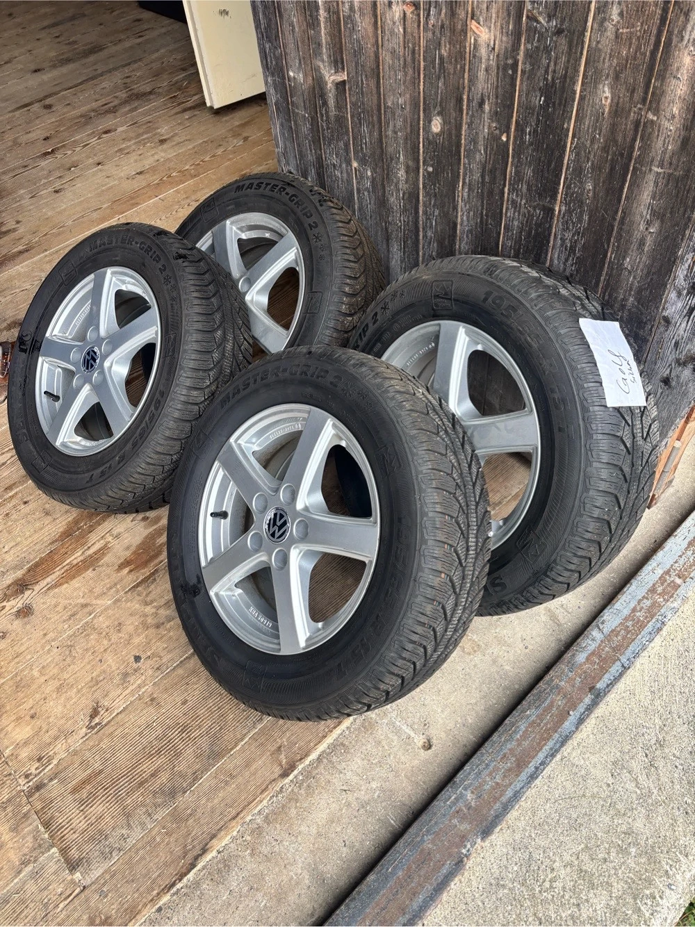 Original VW Winterkompletträder 195 65 R15   Semperit Master-Grip 2