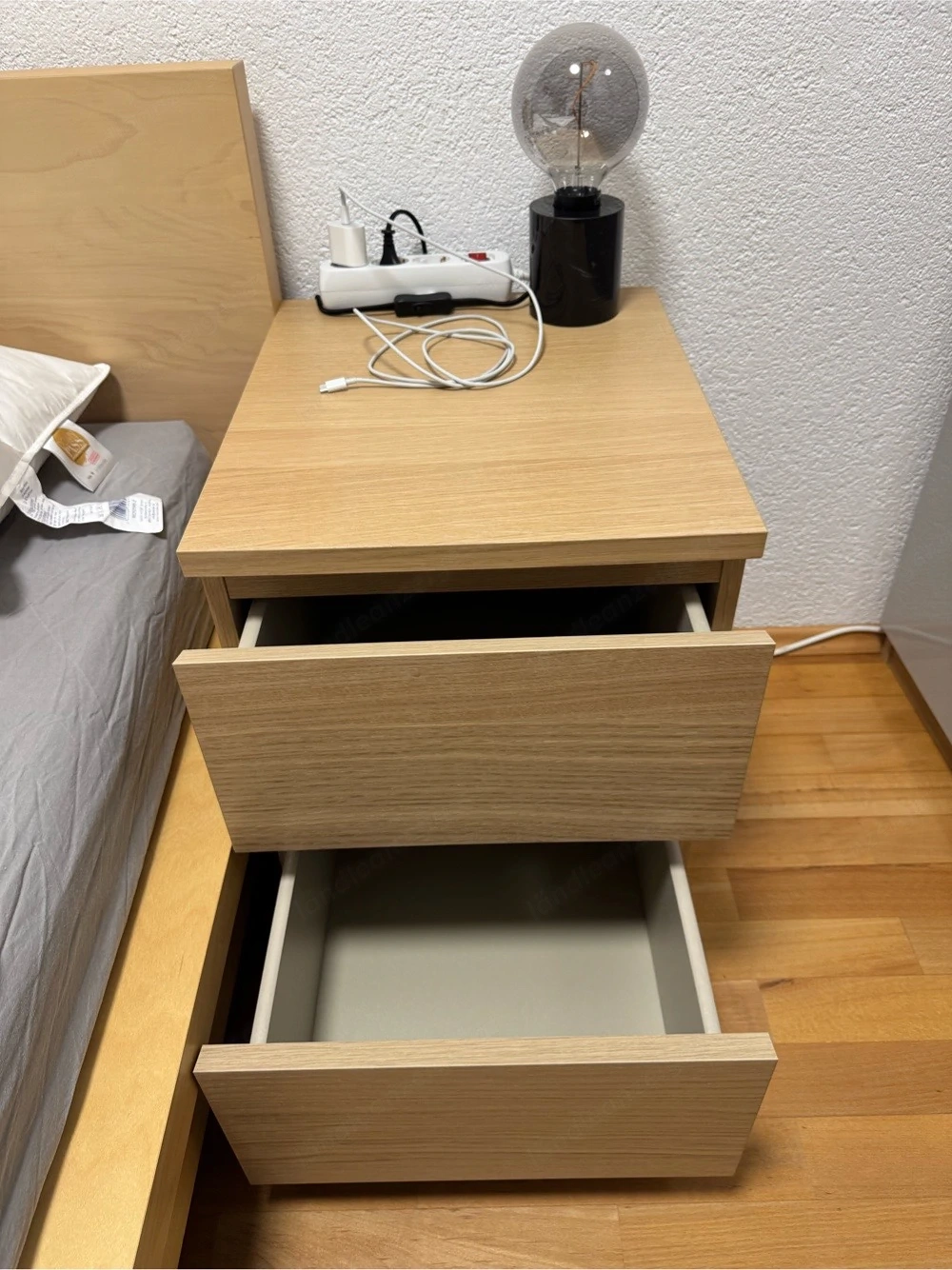 2x Malm Kommode mit zwei Schubladen