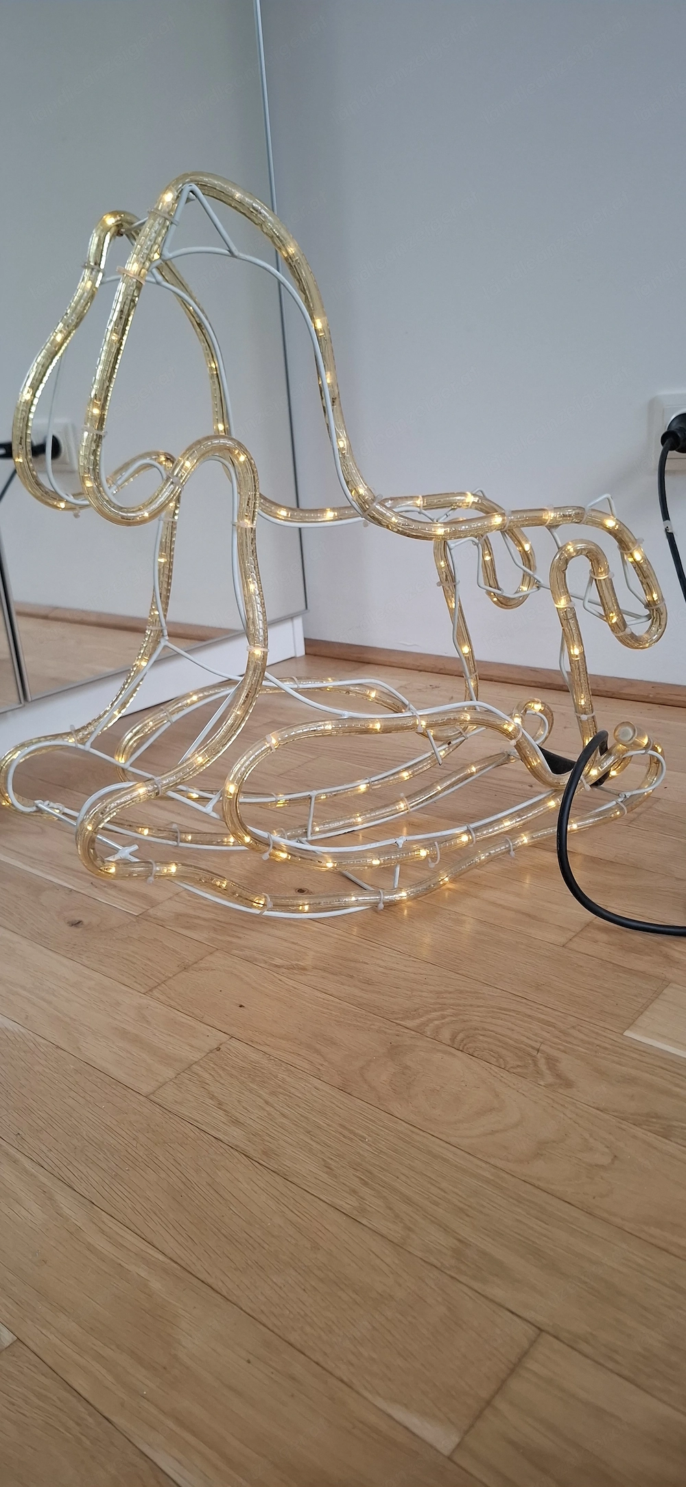 Weihnachtsdeko -renntier mit Lampeln in einem für aussen und innen sehr sehr schöne Weihnachtsdeko  