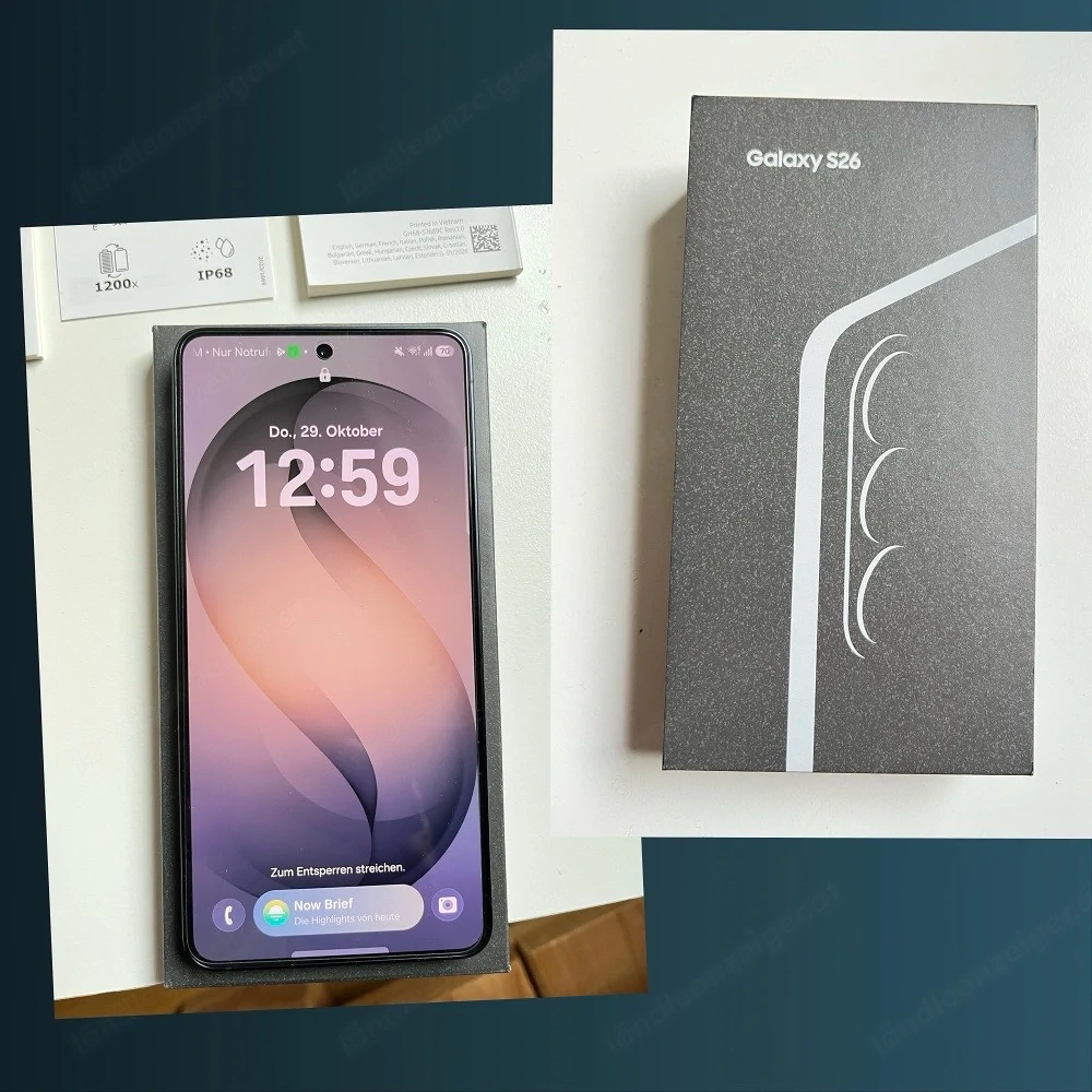 Neuwertiges Samsung Galaxy S26 black 256 Gb schwarz