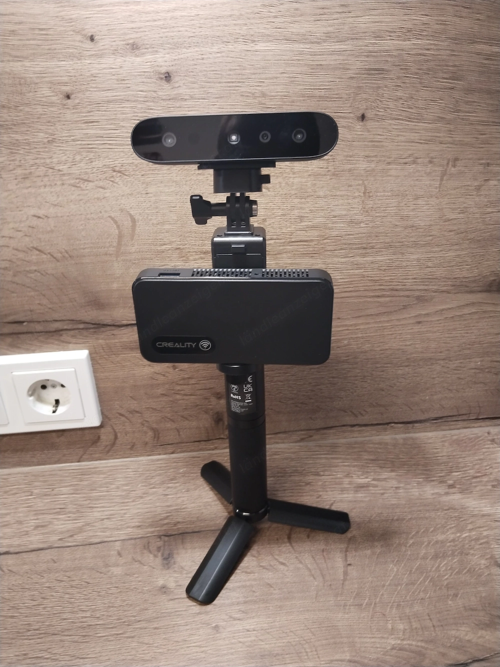 Mobiler 3D Scanner inkl. Drehteller und Kalibrierungsplatte 