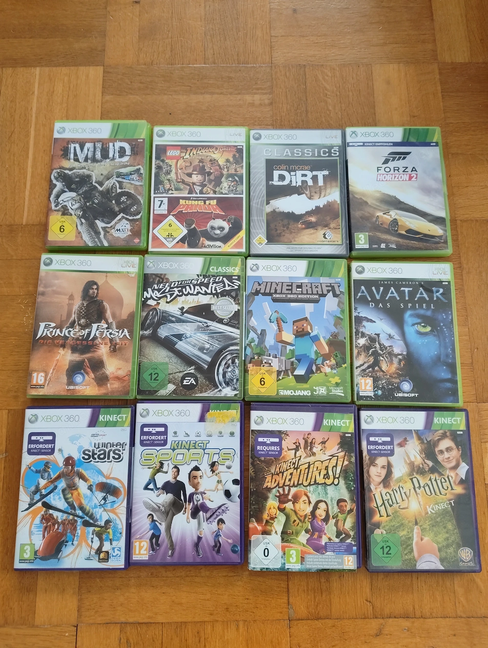 XBOX 360 Spiele zu verschenken + kinect sensor