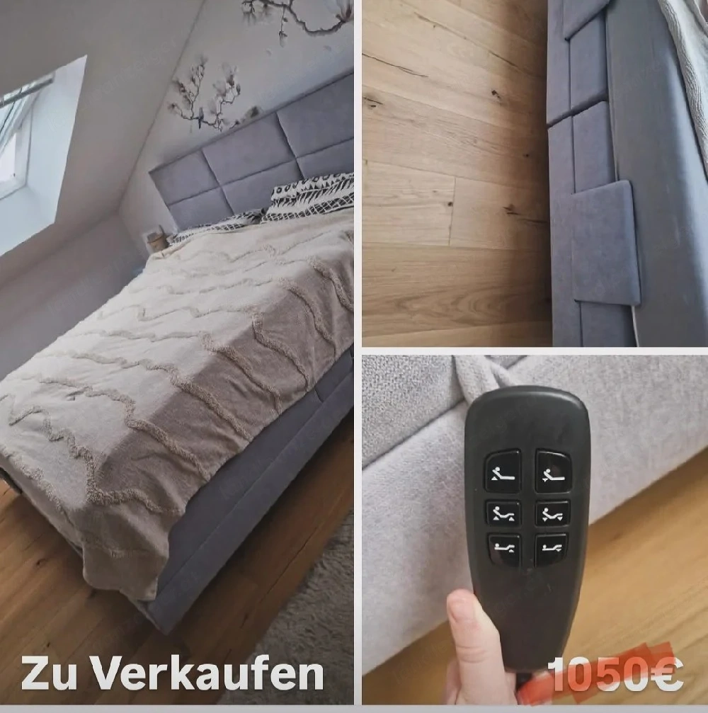 Boxspringbett 180x200cm mit Motor
