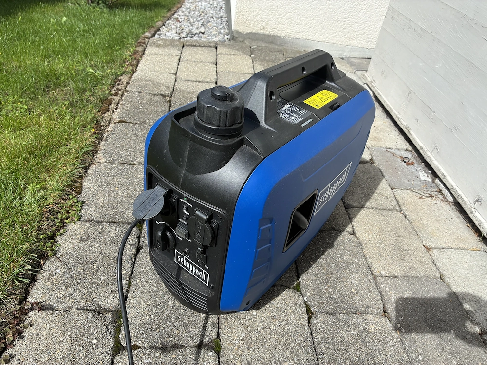 Scheppach SG2500i Inverter-Stromgenerator inkl 20L Stahlkanister (halbvoll)