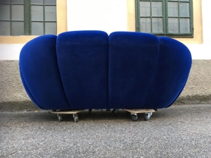 Bretz Sofa, neuwertiges blau Designmöbel traumhaft schön! Couch Bild 7