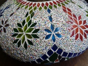 Orientalische Mosaiklampe Bild 2