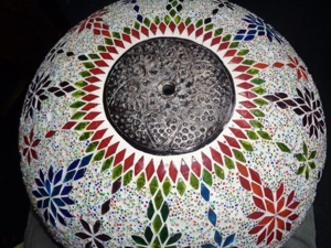 Orientalische Mosaiklampe Bild 5