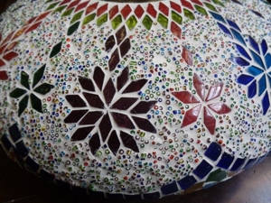 Orientalische Mosaiklampe Bild 3