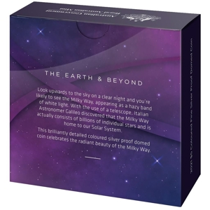 Australien: Serie Earth and Beyond 2021 Die Milchstraße 1 oz. Ag Gewölbt- sehr rar ! Bild 7