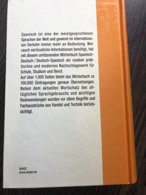 Wörterbuch Spanisch - Deutsch Bild 2