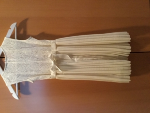 Kleid für besonderen Anlass, 134 140 mit Bolero und Haarreif, Erstkommunion  Bild 6