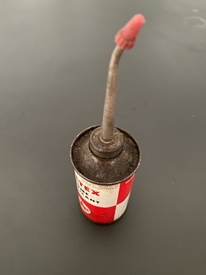 Caltex Home Lubricant 1960 Vintage Oil Cans Bild 5