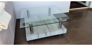 Glastisch, Couchtisch, Beistelltisch, Tisch Bild 1