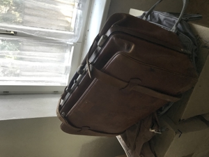 Alte Leder Reisetasche