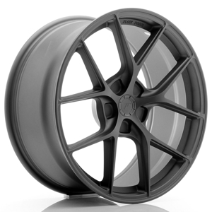 JR Wheels SL01 19 Zoll 8,5J ET35 + 9,5J ET40 5x120 Matt Gun Metal mit Gutachten NEU